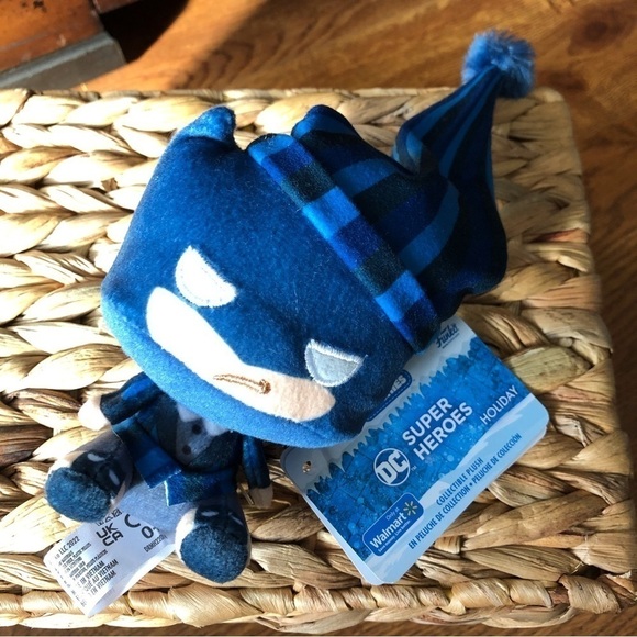 Funko DC Super Heroes Holiday Batman Plushie (Hanukkah Edition) - Picture 2 of 3